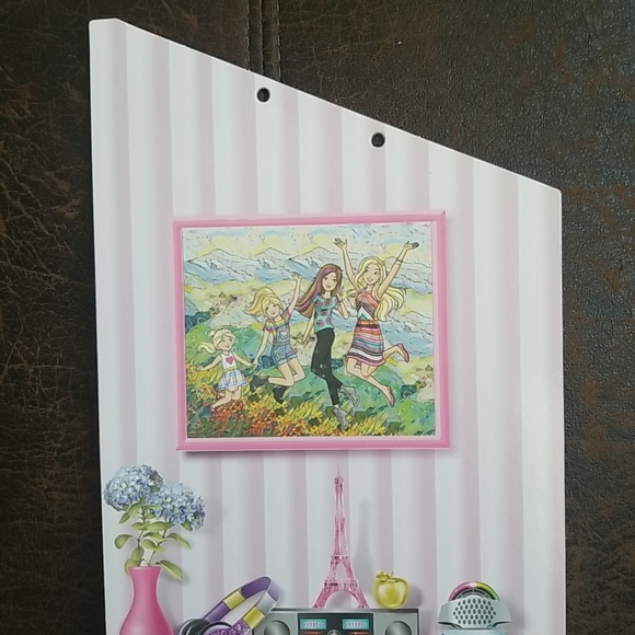 B30 - 3rd Floor Desk Backdrop Mattel Barbie Dream House Dollhouse Replacement - Picture 6 of 10